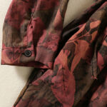 Buddha Stones Casual Printing Drawstring Chinese Frog-Button Cotton Linen Midi Dress With Pockets - image 15