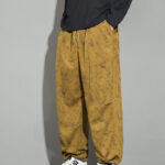 Buddha Stones Casual Vintage Camo Pattern Drawstring Men's Pants With Pockets - image 24