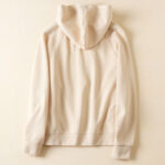 Buddha Stones Plain Buttons Women's Cotton Hooded Jacket With Pockets - image 9