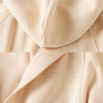Buddha Stones Plain Buttons Women's Cotton Hooded Jacket With Pockets - image 12