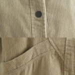 Buddha Stones Plain Sleeveless Women's Cotton Vest Corduroy Waistcoat With Pockets - image 8
