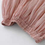 Buddha Stones Solid Lace Elastic Waist Cotton Women's Skirt - image 9