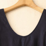 Buddha Stones Summer Daily Casual Pure Color Crew Neck Simple Design Sleeveless Cotton Midi Dress - image 14