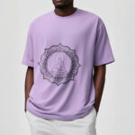 Buddha Stones Buddha Meditating In Lotus Position Pattern Tee T-shirt - image 18