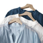 Buddha Stones Casual Plain Women's V-Neck Design Three Quarter Sleeve  Shirt - image 24