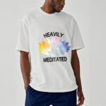 Buddha Stones Casual Colorful Lotus Flower Meditation Figure Pattern Cotton Tee T-shirt - image 7