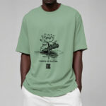 Buddha Stones Casual Lotus Flower Lotus Leaf Ripple Pattern Tee Cotton T-shirt - image 16