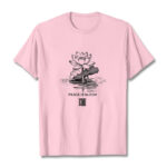 Buddha Stones Casual Lotus Flower Lotus Leaf Ripple Pattern Tee Cotton T-shirt - LightPink - 2XL - image 13