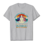 Buddha Stones Vivid Lotus Flower Meditator Sunset Pattern Tee Cotton T-shirt - LightGrey - 2XL - image 20