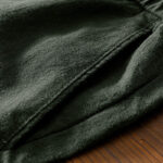 Buddha Stones Casual Solid Color Simple Design Drawstring Ramie Linen Men's Pants With Pockets - image 26