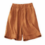 Buddha Stones Casual Solid Color Women's Cotton Shorts With Pockets - image 6