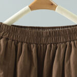 Buddha Stones Winter Plain Women's Harem Cotton Ankle-Length Pants With Pockets - image 19