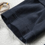 Buddha Stones Pure Color Simple Design Open Front Jacket Men's Cotton Linen Kimono With Pockets - image 5
