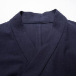 Buddha Stones Retro Chinese Frog-Buttons Design Open Front Jacket Men's Cotton Kimono - image 9
