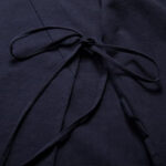 Buddha Stones Retro Chinese Frog-Buttons Design Open Front Jacket Men's Cotton Kimono - image 11