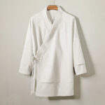 Buddha Stones Casual Lace-Up Design Open Front Jacket Men's Cotton Kimono - FloralWhite - US/UK/AU44，EU54 (4XL) - image 7