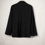 Buddha Stones Men's Casual Plain Design Open Front Jacket Cotton Linen Kimono - image 2