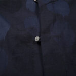 Buddha Stones Jacquard Button Men's Cotton Linen Long Sleeve Fleece-Lined Jacket Shirt - image 4
