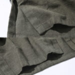 Buddha Stones Casual Plain Simple Design Open Front Cotton Linen Men's Long Sleeve Jacket Kimono - image 10