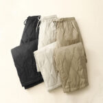 Buddha Stones Casual High Waist Drawstring Design Women's Wide Leg Cotton Pants With Pockets - image 16
