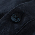 Buddha Stones Solid Color Loose Long Sleeve Half Button Shirt Linen Men Clothing - image 13
