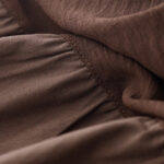 Buddha Stones Spring Plain Lapel Long Sleeve Cotton Linen Midi Dress With Pockets - image 3