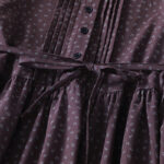 Buddha Stones Printing Floral Pattern Accordion Pleats Design Cotton Linen Midi Dress With Pockets - image 11