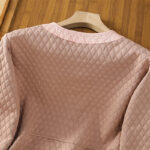 Buddha Stones Retro Plain Women's Cotton Jacket With Pockets - image 10