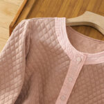 Buddha Stones Retro Plain Women's Cotton Jacket With Pockets - image 13