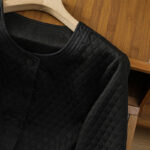 Buddha Stones Retro Plain Women's Cotton Jacket With Pockets - image 20