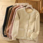 Buddha Stones Retro Plain Women's Cotton Jacket With Pockets - image 37