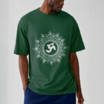 Buddha Stones Symmetry Mandala Om Symbol Pattern Tee Cotton T-shirt - image 2