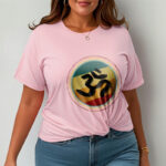 Buddha Stones Vibrant Color Simple Circular Mandala Pattern Om Symbol Tee Cotton T-shirt - image 14