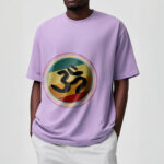 Buddha Stones Vibrant Color Simple Circular Mandala Pattern Om Symbol Tee Cotton T-shirt - image 18