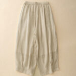 Buddha Stones Casual Loose Double Layer 7-8 Length Cropped Pants Women's Pants With Pockets - image 26