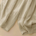 Buddha Stones Casual Loose Double Layer 7-8 Length Cropped Pants Women's Pants With Pockets - image 27