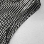Buddha Stones Casual Plain Handmade Plaid Midi Dress Cotton Sleeveless Dress With Pockets - image 11