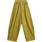Buddha Stones Women's Fall Plain Ankle-Length Simple DesignCorduroy Cotton Pants With Pockets - image 19
