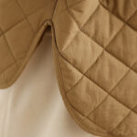 Buddha Stones Women's Casual Plain Buttons Design Cotton Thermal Diamond-quilted Jacket With Pockets - image 10
