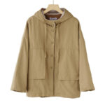 Buddha Stones Women's Plain Color Hoodie Cotton Thermal Fleece-Lined Jacket With Pockets - image 6