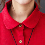 Buddha Stones Fall Buttons Design Long Sleeve Cotton Corduroy Midi Dress With Pockets - image 17