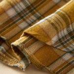 Buddha Stones Spring Color Contrast Plaid Pattern Lapel Cotton Midi Dress With Pockets - image 19