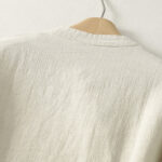 Buddha Stones Spring Vintage Diagonal Closure Frog Buttons Design Cotton Midi Dress - image 10