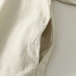Buddha Stones Spring Vintage Diagonal Closure Frog Buttons Design Cotton Midi Dress - image 15