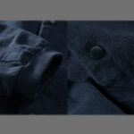 Buddha Stones Ribbed Long Sleeve Design Men's Cotton Linen Jacket Shirt With Pockets - image 17