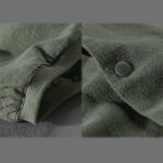 Buddha Stones Ribbed Long Sleeve Design Men's Cotton Linen Jacket Shirt With Pockets - image 11