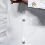 Buddha Stones Simple Tang Suit Plain Chinese Frog-Button Design Men's Cotton Jacket Shirt - image 22