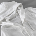 Buddha Stones Ribbed Hem Design Hoodie Men's Cotton Linen Jacket Shirt With Pockets - image 18