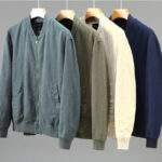 Buddha Stones Winter Plain Zipper Design Stand Collar Men's Cotton Linen Jacket Shirt With Pockets - image 15