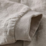 Buddha Stones Casual Solid Color Ribbed Hem Long Sleeve Men's Cotton Linen Shirt With Pockets  - image 10